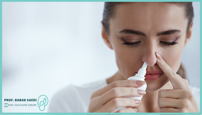 درمان آبریزش بینی بعد جراحی با سرم شستشو