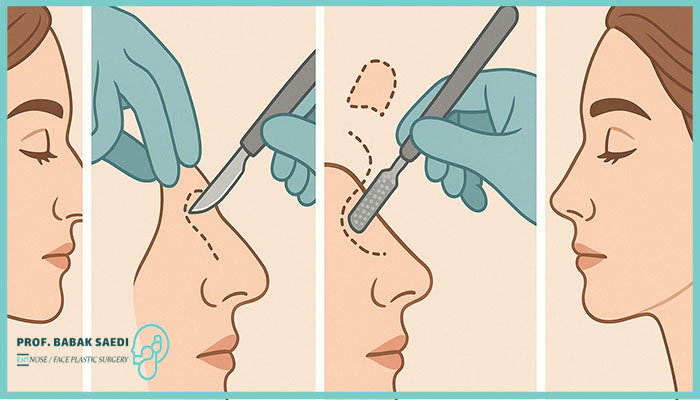روش انجام جراحی بینی عقابی